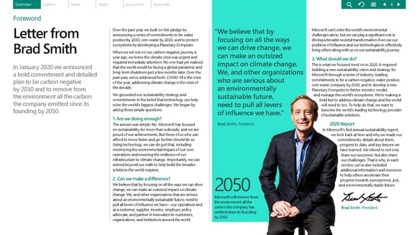 Microsoft Environmental Sustainability Report 2020 - Page 4
