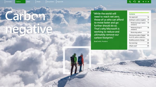 Microsoft Environmental Sustainability Report 2020 - Page 13