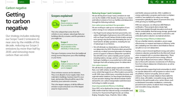 Microsoft Environmental Sustainability Report 2020 - Page 17